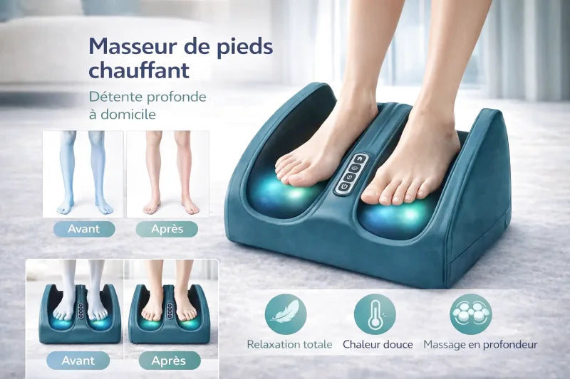Masseur Électrique Pour Les Pieds Shiatsu Profond